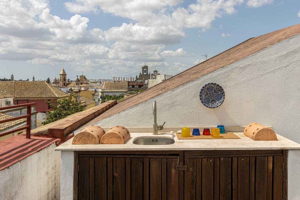 Top Atico Plaza Del Arenal - Gran Terraza - Vistas - Solarium Jerez de la Frontera Buitenkant foto